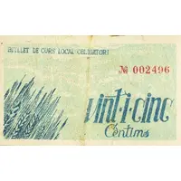 25 Céntimos Puigcerdà