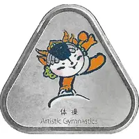 Token - Mascots of the Games of the XXIX Olympiad Yingying - Artistic Gymnastics