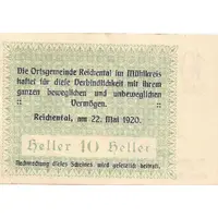 10 Heller Reichental im Mühlkreis