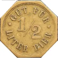 1/2 Liter Bier Lehner-Bräu, Gunzenhausen