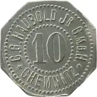 10 Pfennigs - Chemnitz C.G. Haubold JR G.M.B.H.