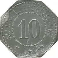 10 Pfennigs - Chemnitz C.G. Haubold JR G.M.B.H.