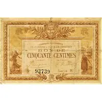 50 Centimes - Chambre de Commerce de la Roche- sur-Yon et de la Vendée 85