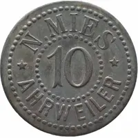 10 Pfennig - Ahrweiler N. Mies
