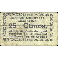 25 Céntimos Mancha Real