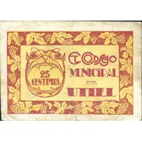 25 Céntimos Utiel