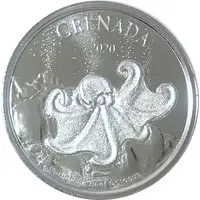 2 Dollars - Elizabeth II Caribbean Reef Octopus