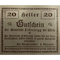 20 Heller Lichtenegg
