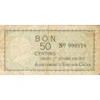 50 Céntimos Espluga Calva
