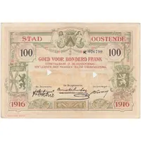 100 Francs - Oostende