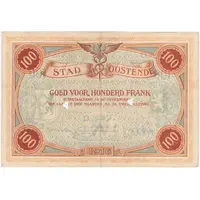 100 Francs - Oostende