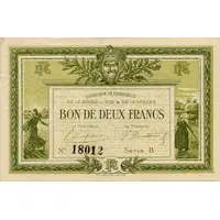 2 Francs - Chambre de Commerce de la Roche-sur-Yon et de la Vendée [85]