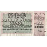 500 000 000 000 Mark Reichsbahn in Bayern