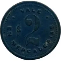 2 Pesos Lina Salt Mine