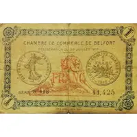 1 Franc - Chambre de commerce de Belfort 90