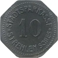 10 Pfennig - Strehlen