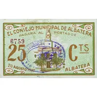 25 Céntimos Albatera