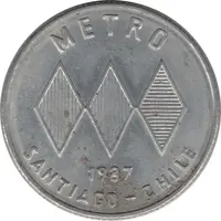 Metro and Bus Token - Santiago