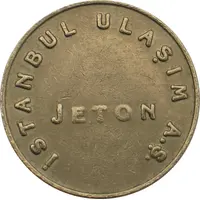 Metro/Tram Token - Istanbul Ulasim A.S., 22.6 mm