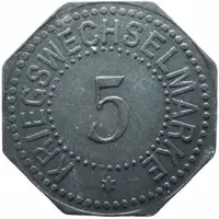 5 Pfennig - Bergedorf