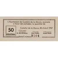 50 Céntimos Castellví de la Marca