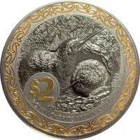 2 Dollars - Charles III 1st Portrait - Nesting Rowi