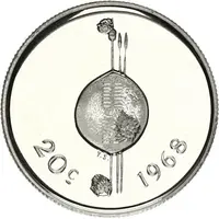 20 Cents - Sobhuza II Independence