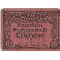 10 Pfennig Kreissparkasse