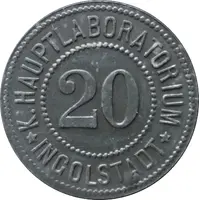 20 Pfennig - Ingolstadt K. Hauptlaboratorium