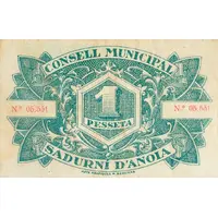1 Peseta Sadurní d'Anoia