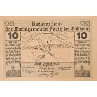 10 Heller Furth bei Göttweig, Grey green issue