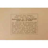 10 Heller Furth bei Göttweig, Grey green issue