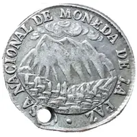 2 Soles - Manuel Isidoro Belzu National Mint of Peace - Monetary Medal Default Category Medals Americas Bolivia