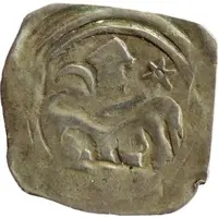 Pfennig - Agnes of Merania Stein in Oberkrain