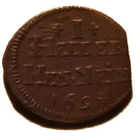 1 Heller - Bernhard of Sachsen-Meiningen