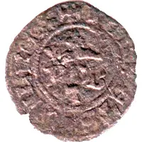 Obol Coronat Reforciat - Robert of Anjou