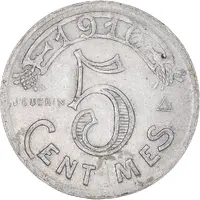 5 Centimes - Chambre de Commerce - Marseille [13] Silver