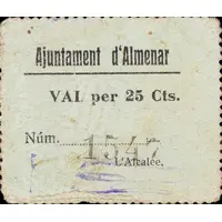 25 Céntimos Almenar