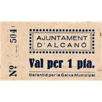1 Peseta Alcanó