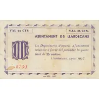 25 Céntimos Llardecans