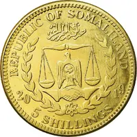 5 Shillings Afghan hound