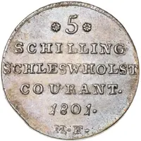5 Schilling Courant / 1⁄12 Speciesthaler - Christian VII