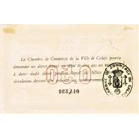50 Centimes - Chambre de Commerce de Calais 62