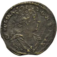 Rechenpfennig - George II and Caroline of Great Britain J.J. Dietzel