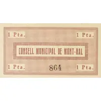 1 Peseta Mont-ral