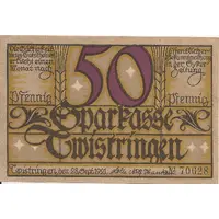 50 Pfennig Sparkasse
