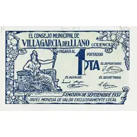 1 Peseta Villagarcía del Llano