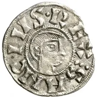 Dinero - Sancho V elegant bust to right