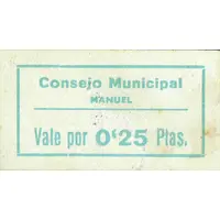 0.25 Pesetas Manuel