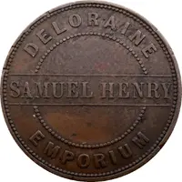 1 Penny - Samuel Henry Tasmania